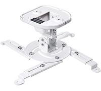 Amazon Basics Support de fixation inclinable pour projecteur, pour montage mural ou au plafond, capacité 15 kg, Blanc