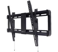 Amazon Basics Support mural de télévision inclinable - Position horizontale ajustable après installation - pour (32 à 86 pouces), 81.2 - 208 cm, Noir