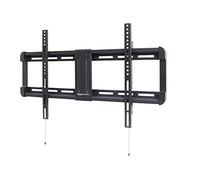 Amazon Basics Support mural fin pour télévision - Position horizontale ajustable après installation, 1 pièces, Pour (32 à 86 pouces), 81.2 à 218 cm, Noir