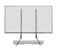 Amazon Basics Support TV universel pour téléviseurs LCD/LED/Plasma de 22" à 77" réglable en hauteur, compatible avec barres de son, supporte jusqu'à 36 kg et VESA 800 x 400 mm max, noir