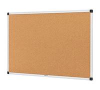 Amazon Basics Tableau d'affichage en liège avec cadre en aluminium, Rectangulaire, 60 cm/90 cm