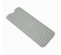 Amazon Basics Tapis de bain antidérapant avec ventouses pour baignoire et douche, 40" x 16", gris