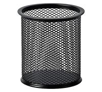 Amazon Basics Tasse à stylos en maille métallique, 1 unités, lot de 1, noir