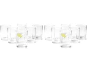 Amazon Basics Verres à Eau, Lot de 12 Pièces, 32,5 ompatible Lave-Vaisselle