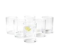 Amazon Basics Verres à Eau, Lot de 6 Pièces, 32,5 ompatible Lave-Vaisselle