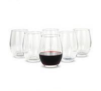 Amazon Basics Verres à Vin Rouge sans Pied, Lot de 6 Pièces, 53,2 ompatible Lave-Vaisselle