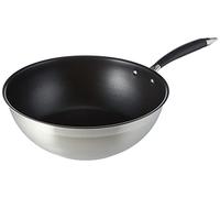 Amazon Basics Wok 28 cm, Noir