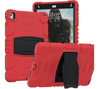 Amazon Brand - Edikesy Étui de Protection Robuste et résistant aux Chocs avec Sangle d'épaule à Rabat pour iPad 9.7" 2018/2017