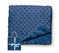 Amazon - Couverture bébé modèle Bubles bleu marine - Plaid pour bébé