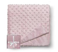 Amazon - Couverture bébé modèle Bubles rose clair - Plaid pour bébé