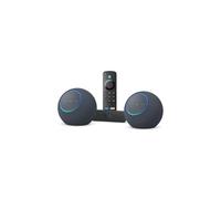 Amazon Echo Dot Max (nouvelle gén.) x2, Anthracite + Fire TV Stick 4K Plus - Jumelez comme enceintes TV sans fil, avec accès anticipé à Alex