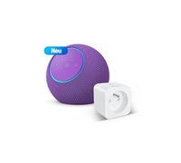Amazon Echo Dot Max (nouvelle génération) | Améthyste + WiZ Prise Connectée, Fonctionne avec Alexa - Kit de démarrage Maison connectée