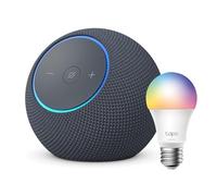 Amazon Echo Dot Max (nouvelle génération) | Graphite + Tapo L530EA ampoule connectée LED (E27), Fonctionne avec Alexa - Kit de démarrage Maison connectée