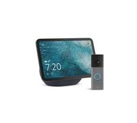 Amazon Echo Show 8 (nouvelle gén.), Graphite + Ring sonnette vidéo sans fil (nouvelle gén.), Gris moucheté, Voyez vos visiteurs sur l'Echo Show, avec accès anticipé à Alex