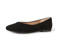 Amazon Essentials Ballerine Confortable À Bout Carré À Enfiler Femme, Noir, 38.5 EU