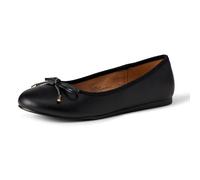 Amazon Essentials Ballerines Plates avec nœud, Noir, 3 Petits Enfants