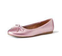 Amazon Essentials Ballerines Plates avec nœud, Rose métallisé, 3 Petits Enfants