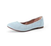 Amazon Essentials Ballerines plates Belice pour femmes, bleu clair, pointure 46