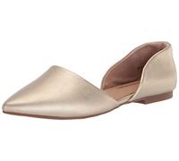 Amazon Essentials Ballet Plat D'Orsay Femme, Or, 36.5 EU