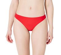 Amazon Essentials Bas de Bikini Classique à Taille Basse et Couvrance Complète Femme, Rouge Coquelicot Vif, 44