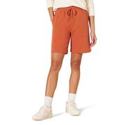 Amazon Essentials Bermuda taille haute en polaire (grandes tailles disponibles) Femme, Terracota, S