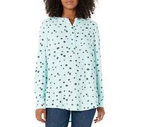 Amazon Essentials Blouse Tissée à Manches Longues Femme, Bleu des Mers du Sud Coquelicot, M