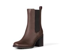 Amazon Essentials Bottes Chelsea à Talons, Hauteur Mi-Mollet Femme, Brun Foncé, 39 EU