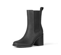 Amazon Essentials Bottes Chelsea à Talons, Hauteur Mi-Mollet Femme, Noir, 35 EU
