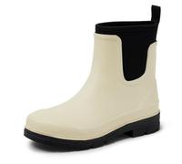 Amazon Essentials Bottines de Pluie Type Chelsea Imperméables Femme, Ivoire, 36 EU