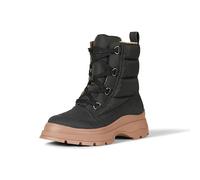 Amazon Essentials Bottines matelassées à lacets Femme, Noir, 44.5 EU