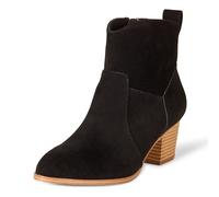 Amazon Essentials Bottines Type Western à Talons Épais Femme, Noir, 43 EU