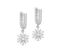 Amazon Essentials Boucles d'oreilles pendantes en argent sterling en forme d’étoile avec zircon cubique