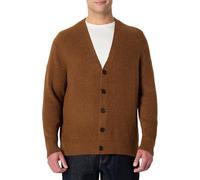 Amazon Essentials Cardigan en Coton Mélangé, Coupe Décontractée Homme, Caramel Chiné, L