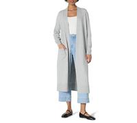 Amazon Essentials Cardigan léger Longueur plumeau pour Femme, Coupe Classique, Gris chiné Moyen, Taille XS