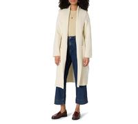 Amazon Essentials Cardigan Long en Coton mélangé épais pour Femme, Coupe surdimensionnée, Texture Point de Couture, Blanc Coquille d'œuf, Taille XS