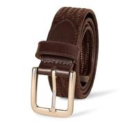 Amazon Essentials Ceinture en Tissu Extensible Tubulaire Homme, Brun, 80