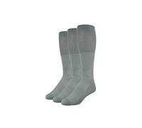 Amazon Essentials Chaussettes de Football, Coupe Athlétique Au-Dessus du Mollet avec Zones Épaisses et Soutien de la Voûte Plantaire Femme, 3 Paires, Gris, 38.5-43