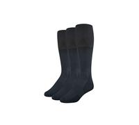 Amazon Essentials Chaussettes de Football, Coupe Athlétique Au-Dessus du Mollet avec Zones Épaisses et Soutien de la Voûte Plantaire Femme, 3 Paires, Noir, 38.5-43