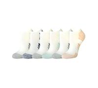 Amazon Essentials Chaussettes de Sport Invisibles Rembourrées en Coton Performance Femme, Lot de 6