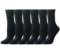 Amazon Essentials Chaussettes Mi-mollet, Coton Femme, 6 Paires