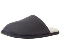 Amazon Essentials Chaussons Douillets Homme, Bleu Marine Micro Suède, 46 EU