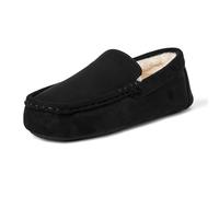 Amazon Essentials Chaussons mocassins pour garçon, noir, 1 petit enfant