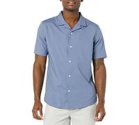 Amazon Essentials Chemise de Vacances Coupe Standard pour Homme, Bleu délavé, Taille L