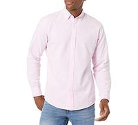 Amazon Essentials Chemise en Tissu Oxford Extensible à Manches Longues, Coupe Classique (Grandes Tailles Disponibles) Homme, Rose Pâle, XXL