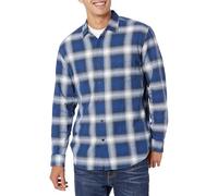 Amazon Essentials , Chemise Homme, Bleu (Blue Ombre Plaid), Medium