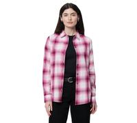 Amazon Essentials Chemise légère en Flanelle à Carreaux à Manches Longues pour Femme, Coupe Classique, Tissu écossais Fuchsia ombré, Taille M