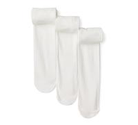 Amazon Essentials Collants de danse avec pieds Fille, 3 Paires, Blanc, 8 ans