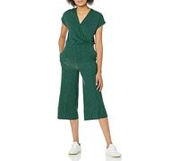 Amazon Essentials Combinaison Courte à Manches Courtes, Surplis et Jambes Larges, avec Taille Élastique Femme, Imprimé Nuages, XXL