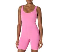 Amazon Essentials Combinaison Courte Active FormFlex avec Soutien-Gorge Intégré, Ultra Douce Femme, Rose, S