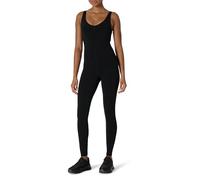 Amazon Essentials Combinaison Longue et Moulante Active FormFlex avec Soutien-Gorge Intégré, Ultra Douce Femme, Noir, M
